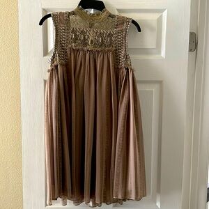 Free People Penny Georgette Babylon Dress